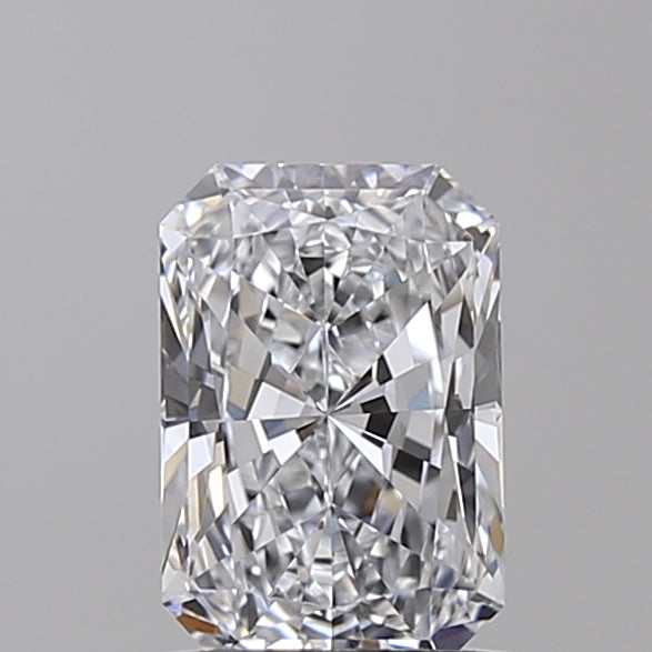 0.99 Carat Radiant Shaped, Ideal Cut, D Color, VVS1 Clarity, IGI Certified Lab Grown Diamond