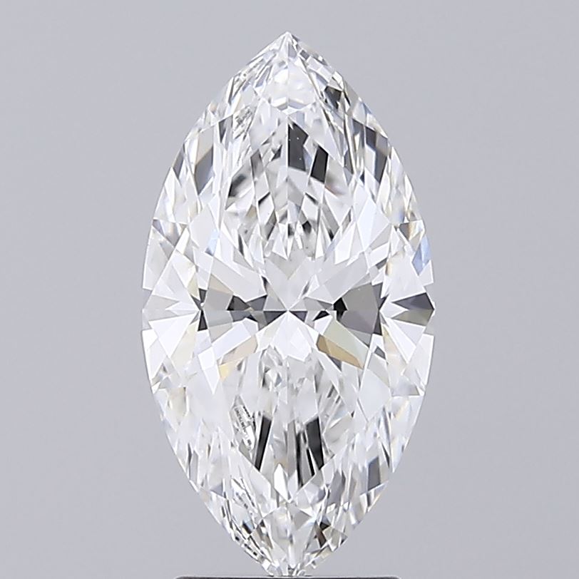 2.81 Carat Marquise Shaped, Ideal Cut, E Color, VVS2 Clarity, IGI Certified Lab Grown Diamond