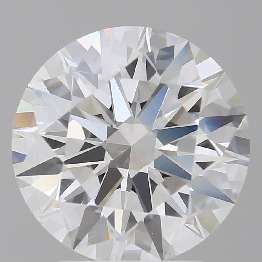 3.01 Carat Round Shaped, Ideal Cut, E Color, VVS2 Clarity, IGI Certified Lab Grown Diamond