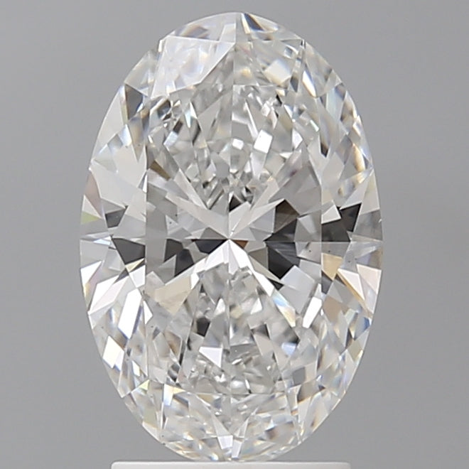 2.52 Carat Oval Shaped, Ideal Cut, E Color, VS1 Clarity, IGI Certified Lab Grown Diamond