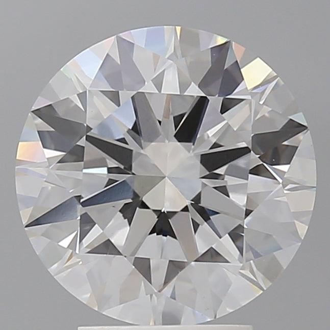 4.02 Carat Round Shaped, Ideal Cut, E Color, VVS2 Clarity, IGI Certified Lab Grown Diamond