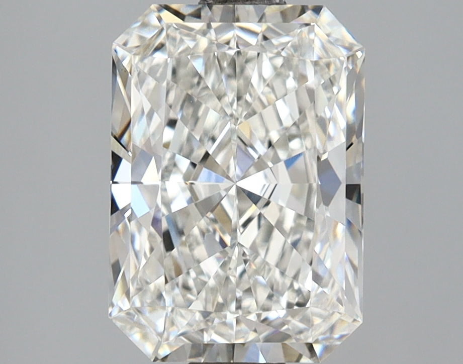 2.56 Carat Radiant Shaped, Ideal Cut, F Color, VS1 Clarity, IGI Certified Lab Grown Diamond