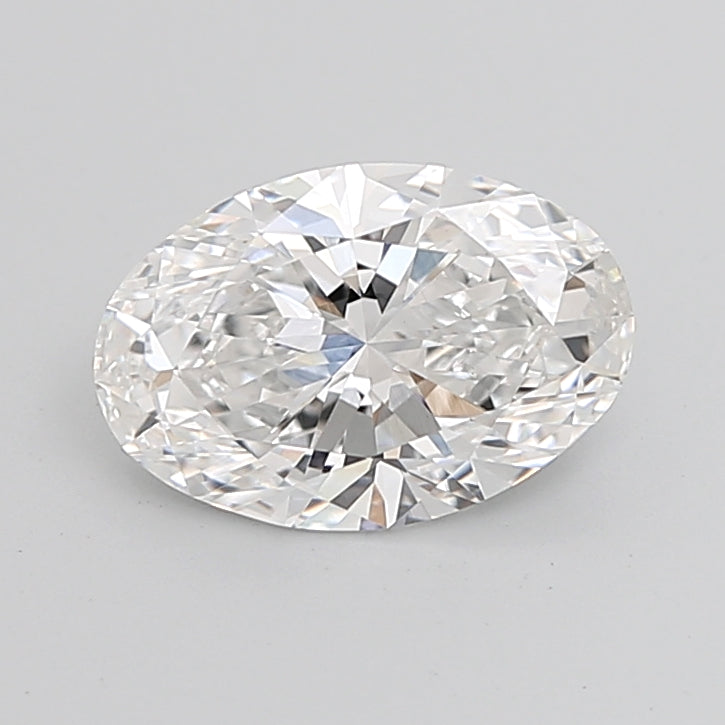 3.05 Carat Oval Shaped, Ideal Cut, D Color, VVS2 Clarity, IGI Certified Lab Grown Diamond