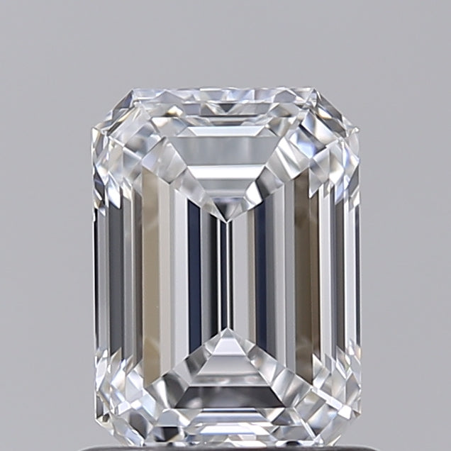 1.02 Carat Emerald Shaped, Excellent Cut, D Color, VVS1 Clarity, IGI Certified Lab Grown Diamond