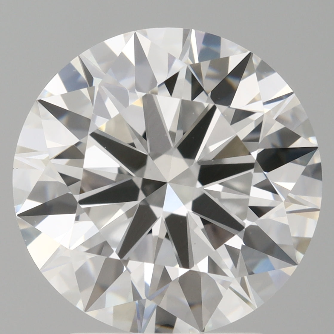 3.06 Carat Round Shaped, Ideal Cut, E Color, VVS2 Clarity, IGI Certified Lab Grown Diamond