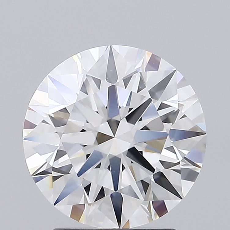 2.53 Carat Round Shaped, Ideal Cut, G Color, VVS2 Clarity, IGI Certified Lab Grown Diamond