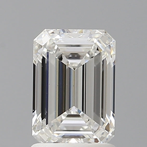 1.56 Carat Emerald Shaped, Ideal Cut, F Color, VS1 Clarity, IGI Certified Lab Grown Diamond