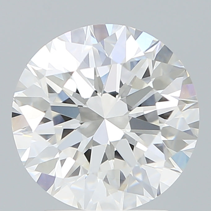 2.69 Carat Round Shaped, Excellent Cut, F Color, VVS2 Clarity, IGI Certified Lab Grown Diamond