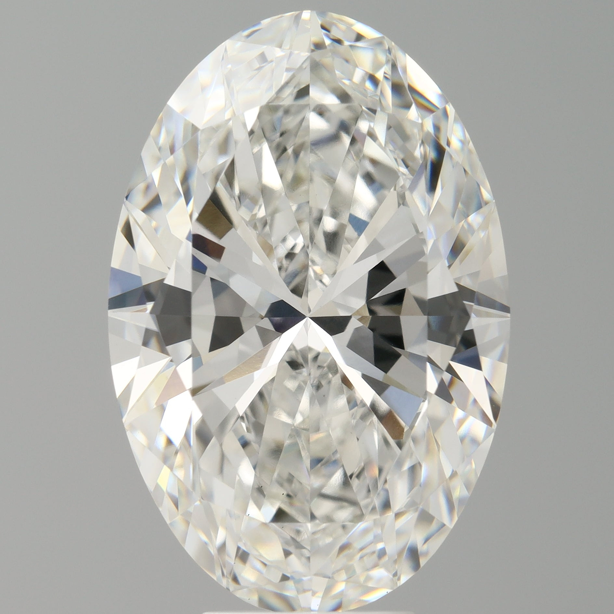 8.10 Carat Oval Shaped, Ideal Cut, F Color, VVS2 Clarity, IGI Certified Lab Grown Diamond