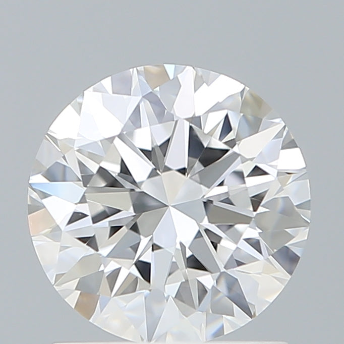 1.35 Carat Round Shaped, Excellent Cut, D Color, VVS2 Clarity, IGI Certified Lab Grown Diamond
