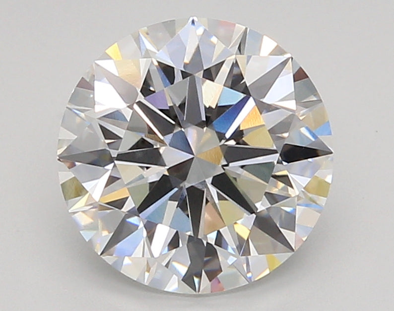 3.05 Carat Round Shaped, Ideal Cut, E Color, VVS2 Clarity, IGI Certified Lab Grown Diamond