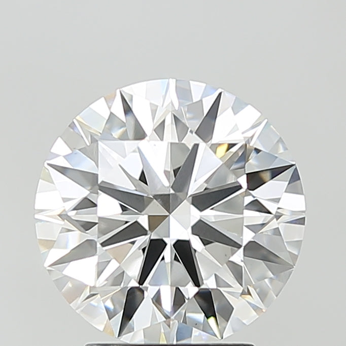 3.10 Carat Round Shaped, Ideal Cut, F Color, VVS2 Clarity, IGI Certified Lab Grown Diamond