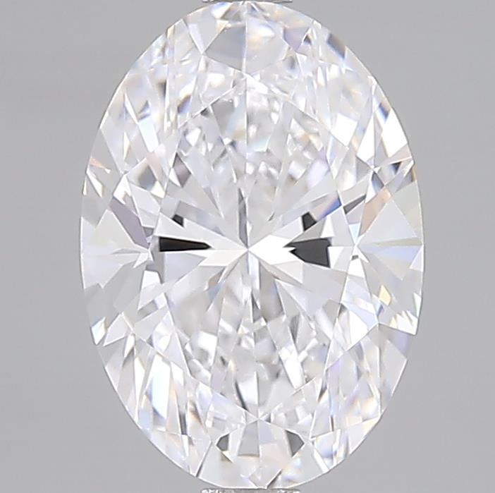 2.60 Carat Oval Shaped, Excellent Cut, D Color, VVS2 Clarity, IGI Certified Lab Grown Diamond