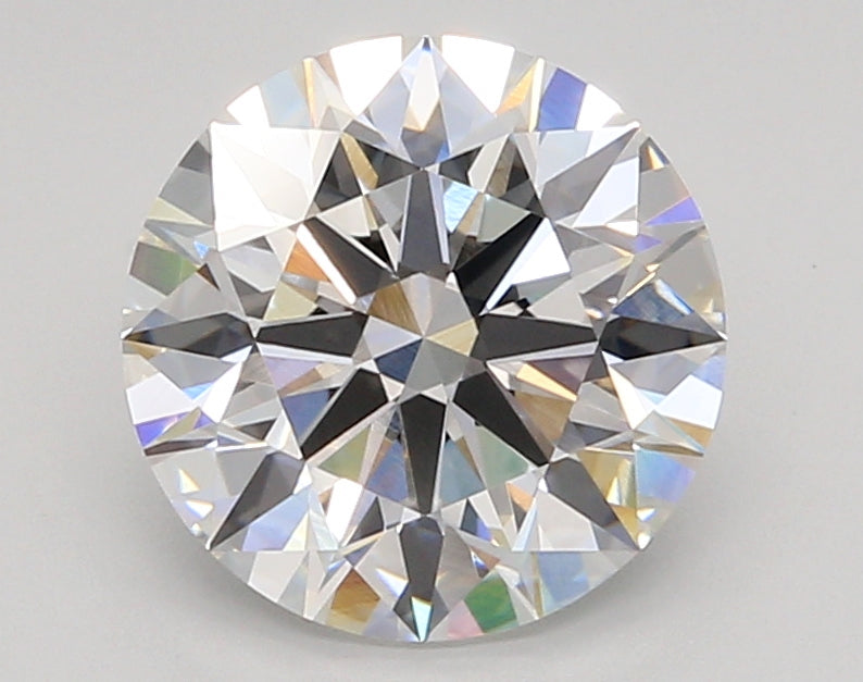 3.05 Carat Round Shaped, Ideal Cut, E Color, VVS2 Clarity, IGI Certified Lab Grown Diamond