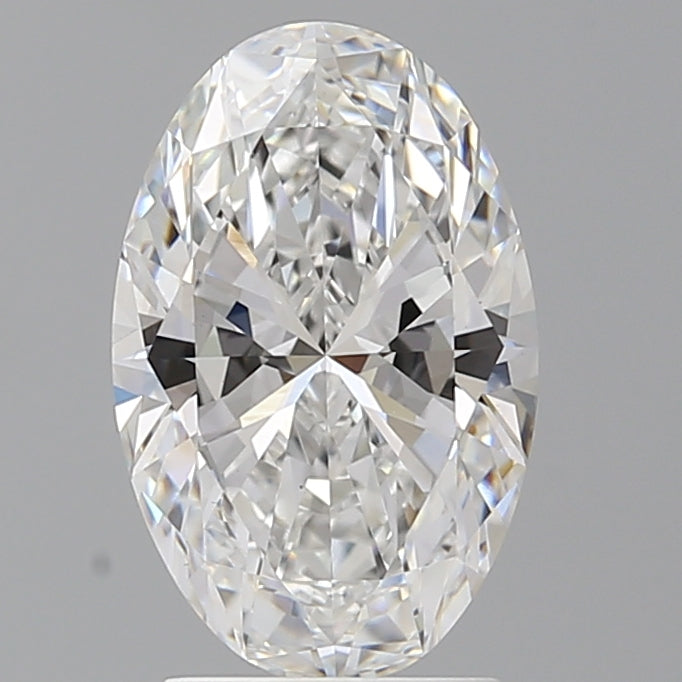 2.55 Carat Oval Shaped, Ideal Cut, E Color, VVS2 Clarity, IGI Certified Lab Grown Diamond