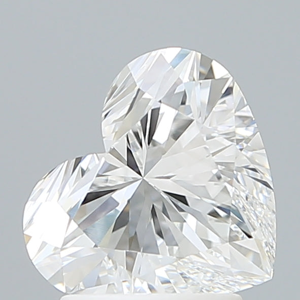2.10 Carat Heart Shaped, Ideal Cut, D Color, VVS1 Clarity, IGI Certified Lab Grown Diamond