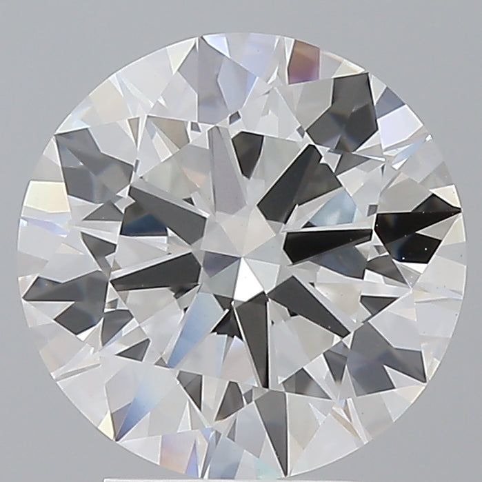 3.52 Carat Round Shaped, Ideal Cut, E Color, VVS2 Clarity, IGI Certified Lab Grown Diamond