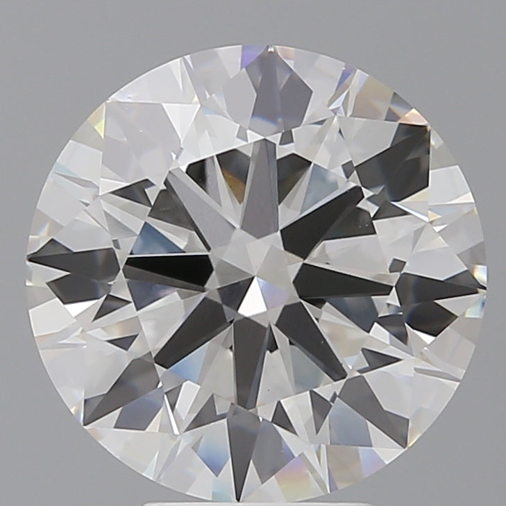 6.04 Carat Round Shaped, Ideal Cut, F Color, VVS2 Clarity, IGI Certified Lab Grown Diamond