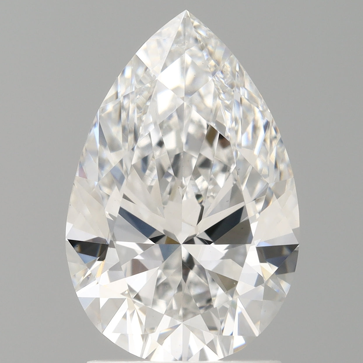 2.00 Carat Pear Shaped, Ideal Cut, E Color, VS1 Clarity, IGI Certified Lab Grown Diamond