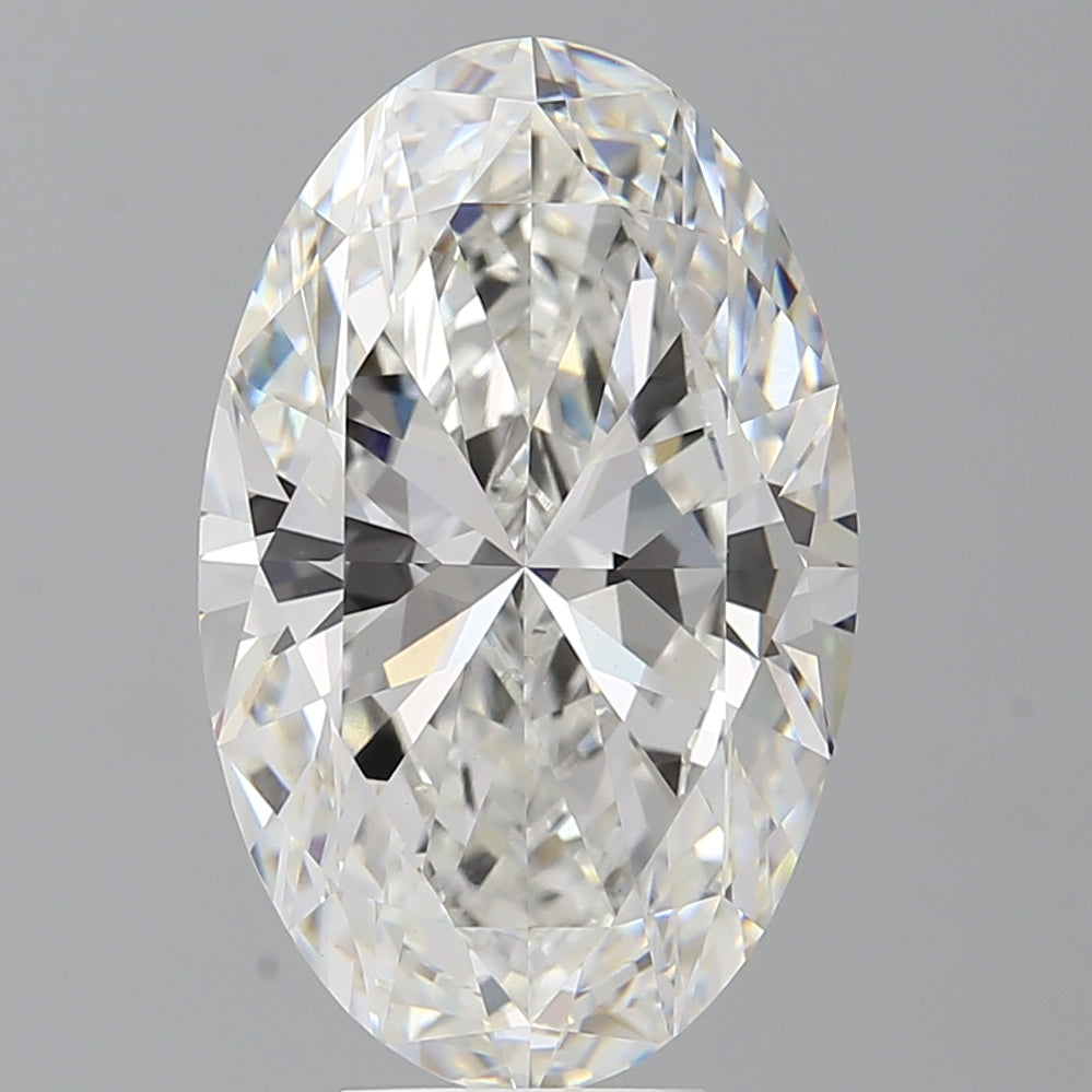 7.55 Carat Oval Shaped, Ideal Cut, F Color, VVS2 Clarity, IGI Certified Lab Grown Diamond