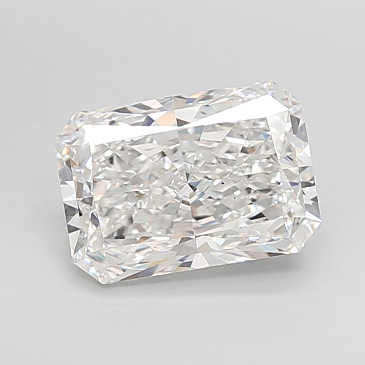 4.02 Carat Radiant Shaped, Ideal Cut, E Color, VS2 Clarity, IGI Certified Lab Grown Diamond