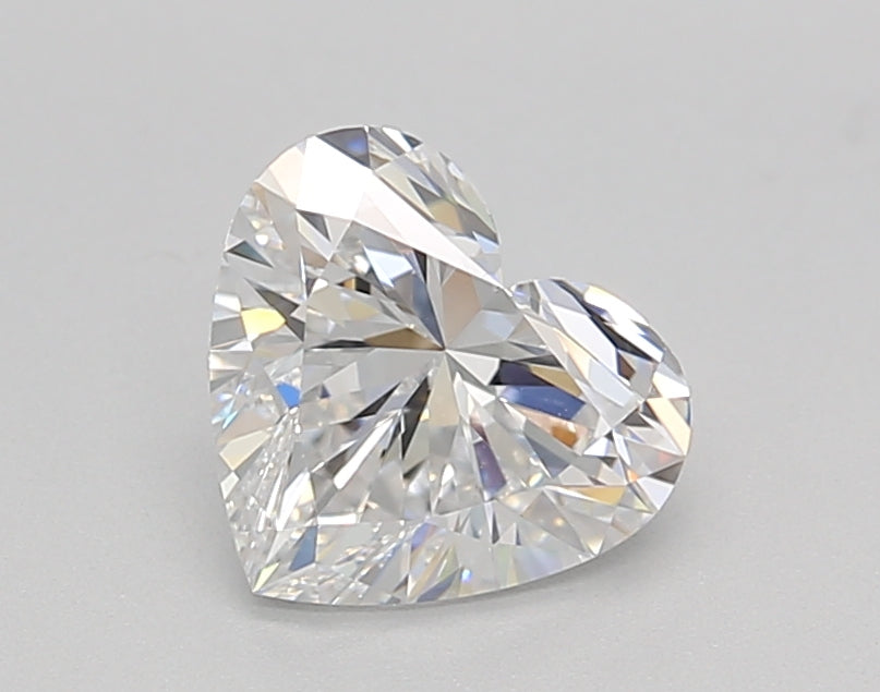 1.10 Carat Heart Shaped, Excellent Cut, D Color, VS1 Clarity, IGI Certified Lab Grown Diamond