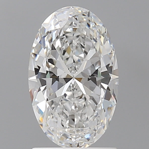1.59 Carat Oval Shaped, Ideal Cut, D Color, VVS2 Clarity, IGI Certified Lab Grown Diamond