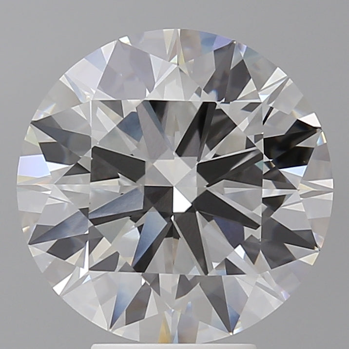 5.54 Carat Round Shaped, Ideal Cut, E Color, VVS2 Clarity, IGI Certified Lab Grown Diamond