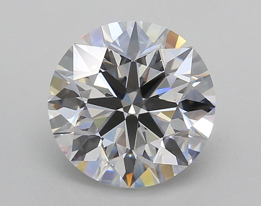 3.02 Carat Round Shaped, Excellent Cut, E Color, VVS2 Clarity, IGI Certified Lab Grown Diamond