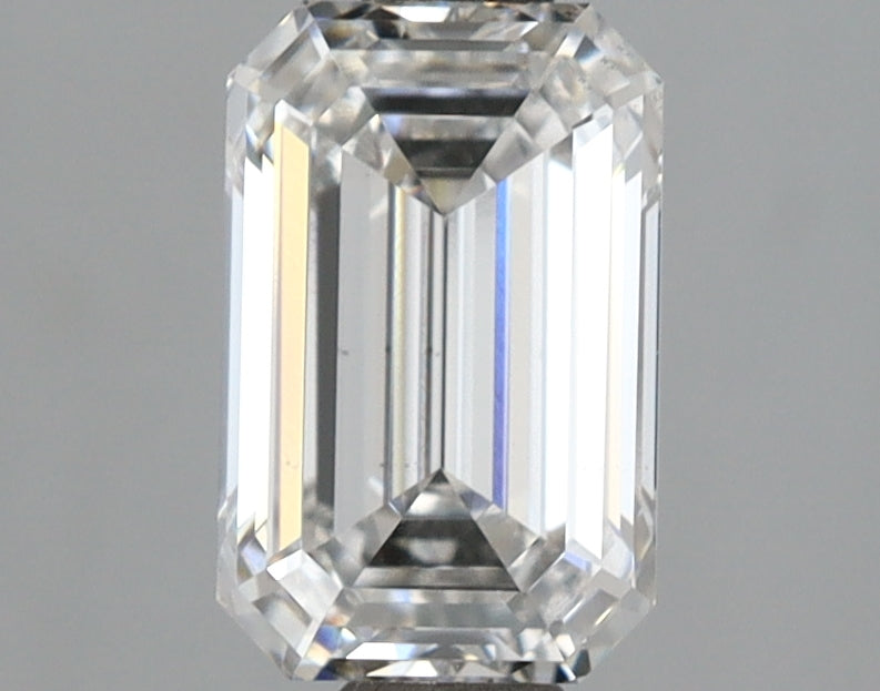 1.53 Carat Emerald Shaped, Ideal Cut, F Color, VS2 Clarity, IGI Certified Lab Grown Diamond