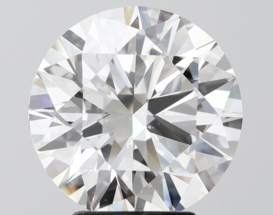 4.00 Carat Round Shaped, Excellent Cut, F Color, VS1 Clarity, IGI Certified Lab Grown Diamond