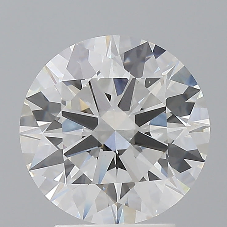 3.03 Carat Round Shaped, Ideal Cut, F Color, VVS2 Clarity, IGI Certified Lab Grown Diamond