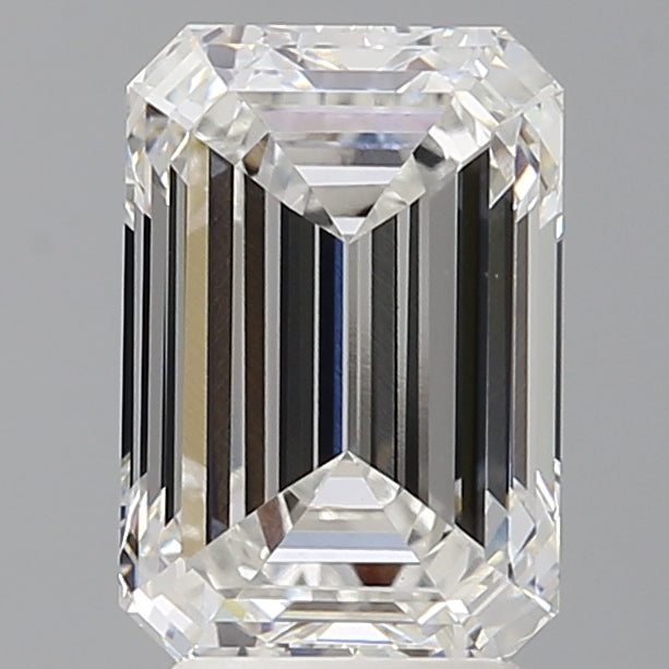 3.51 Carat Emerald Shaped, Ideal Cut, F Color, VVS2 Clarity, IGI Certified Lab Grown Diamond