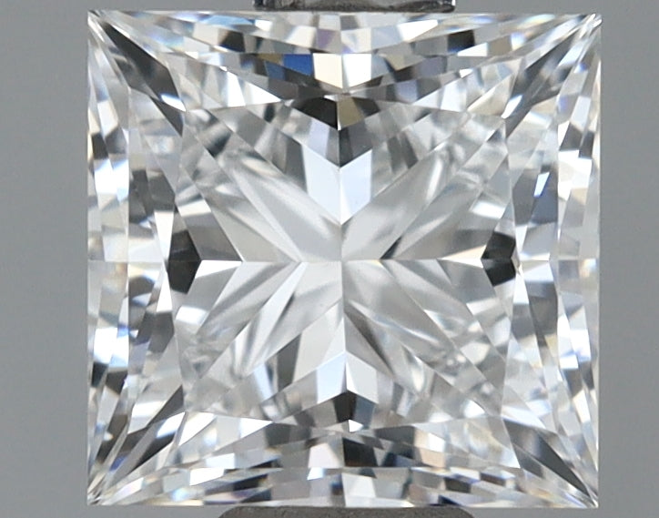 1.06 Carat Princess Shaped, Ideal Cut, D Color, VVS1 Clarity, IGI Certified Lab Grown Diamond
