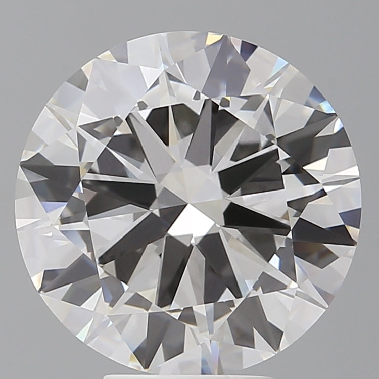 6.42 Carat Round Shaped, Excellent Cut, F Color, VVS2 Clarity, IGI Certified Lab Grown Diamond