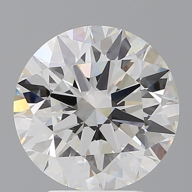 4.03 Carat Round Shaped, Ideal Cut, F Color, VVS2 Clarity, IGI Certified Lab Grown Diamond