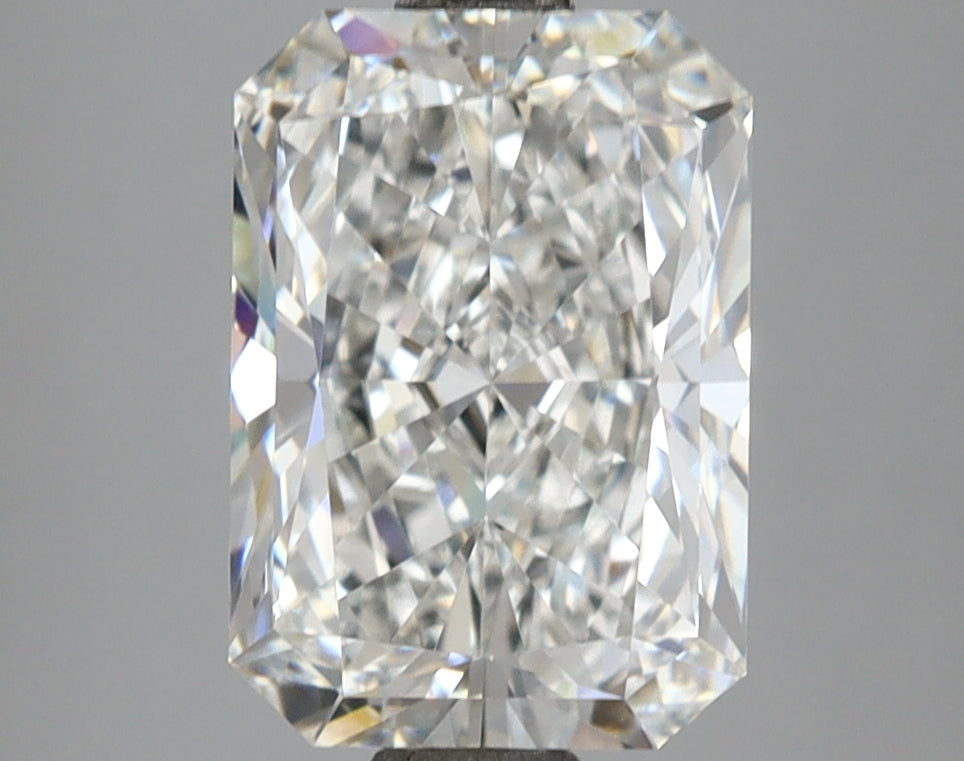 2.03 Carat Radiant Shaped, Ideal Cut, D Color, VVS2 Clarity, IGI Certified Lab Grown Diamond