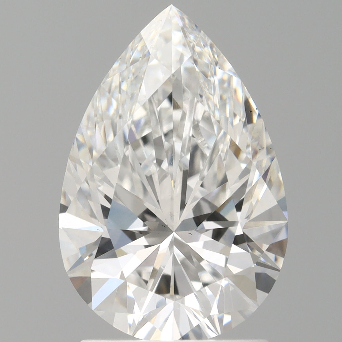 2.02 Carat Pear Shaped, Ideal Cut, E Color, VS2 Clarity, IGI Certified Lab Grown Diamond