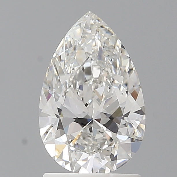 1.54 Carat Pear Shaped, Ideal Cut, F Color, VVS2 Clarity, IGI Certified Lab Grown Diamond