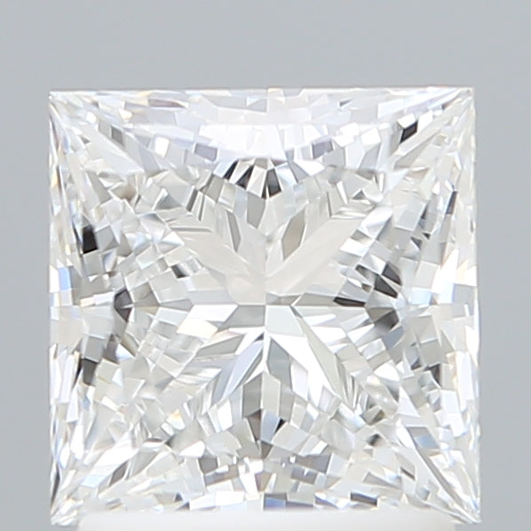 1.90 Carat Princess Shaped, Ideal Cut, D Color, VVS2 Clarity, IGI Certified Lab Grown Diamond