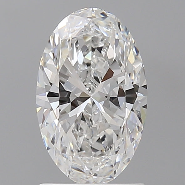 1.58 Carat Oval Shaped, Ideal Cut, D Color, VVS2 Clarity, IGI Certified Lab Grown Diamond