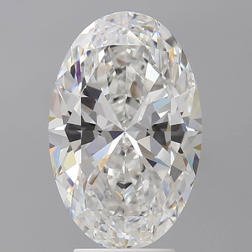 4.58 Carat Oval Shaped, Ideal Cut, E Color, VVS2 Clarity, IGI Certified Lab Grown Diamond