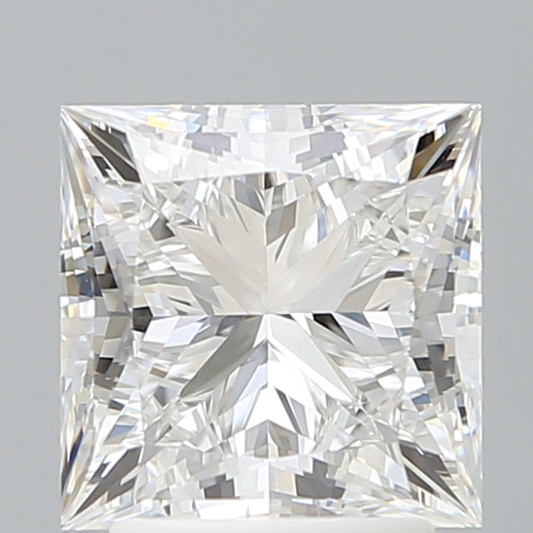 2.85 Carat Princess Shaped, Ideal Cut, D Color, VVS2 Clarity, IGI Certified Lab Grown Diamond
