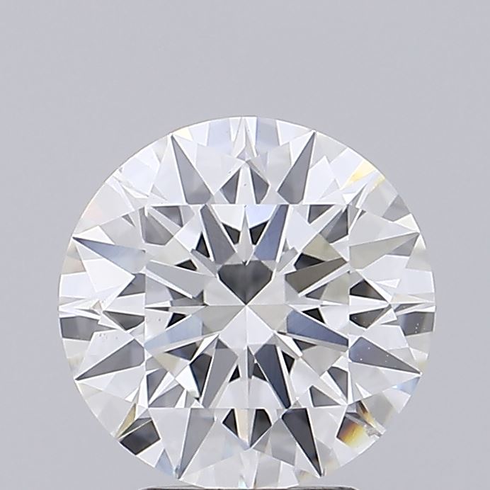 2.05 Carat Round Shaped, Ideal Cut, F Color, VS1 Clarity, IGI Certified Lab Grown Diamond