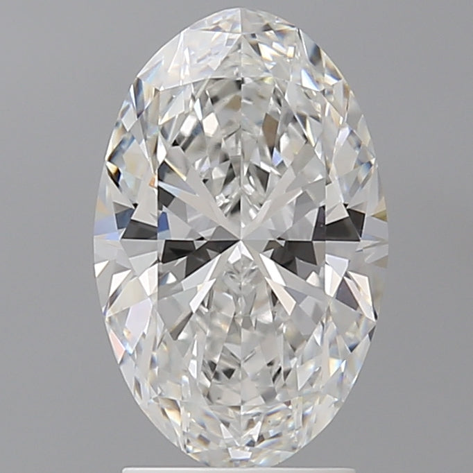 2.56 Carat Oval Shaped, Ideal Cut, E Color, VS1 Clarity, IGI Certified Lab Grown Diamond