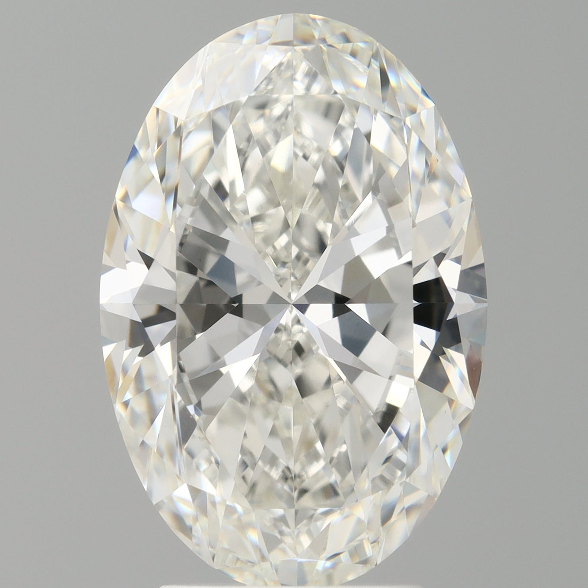 4.00 Carat Oval Shaped, Ideal Cut, F Color, VVS2 Clarity, IGI Certified Lab Grown Diamond
