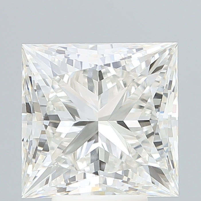 5.72 Carat Princess Shaped, Ideal Cut, G Color, VS1 Clarity, IGI Certified Lab Grown Diamond