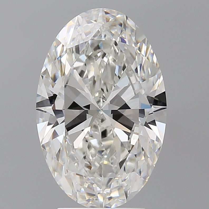 4.01 Carat Oval Shaped, Ideal Cut, F Color, VVS2 Clarity, IGI Certified Lab Grown Diamond