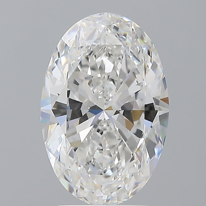 3.51 Carat Oval Shaped, Ideal Cut, E Color, VS1 Clarity, IGI Certified Lab Grown Diamond