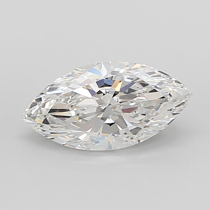 4.01 Carat Marquise Shaped, Ideal Cut, F Color, VVS2 Clarity, IGI Certified Lab Grown Diamond